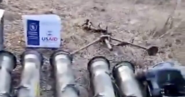 VIDEO: USAID Materials Allegedly Found in Hezbollah Weapons Cache