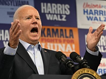 US President Joe Biden speaks during a Laborers' International Union of North America (LiU