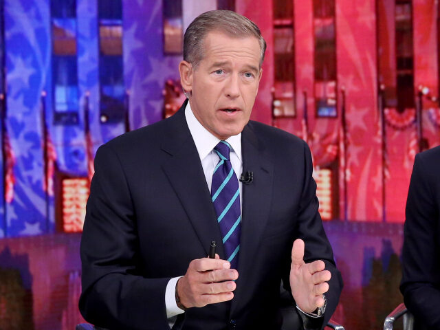 MSNBC - ELECTION COVERAGE -- Election Night 2016 -- Pictured: (l-r) Brian Williams, Anchor