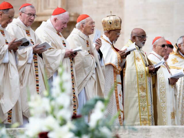 Bishops and Cardinals attend the Holy Mass and canonization of 14 saints and martyrs from