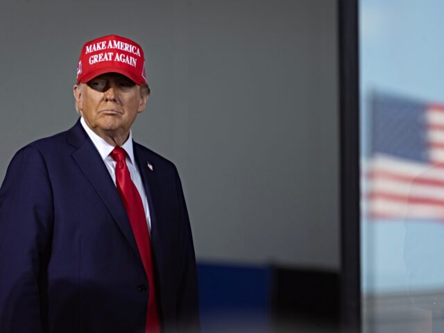 JUNEAU, WISCONSIN - OCTOBER 06: Republican presidential nominee, former President Donald T