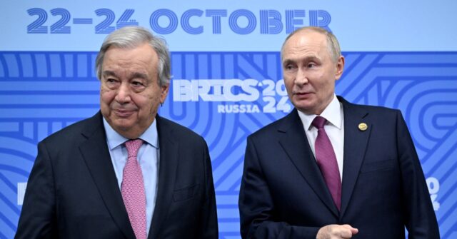 U.N. Chief Antonio Guterres Gives Putin Personal Audience, Outraging Ukraine