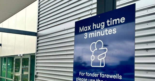 Dunedin Airport Limits Goodbye Hugs to Three Minutes