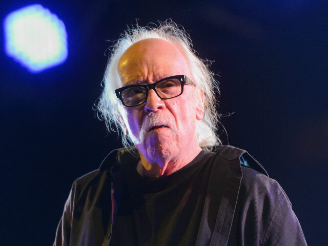 CHICAGO, IL - NOVEMBER 09: John Carpenter performs on stage at Aragon Ballroom on November