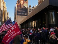 Excited Crowds Building for Donald Trump Rally at Madison Square Garden