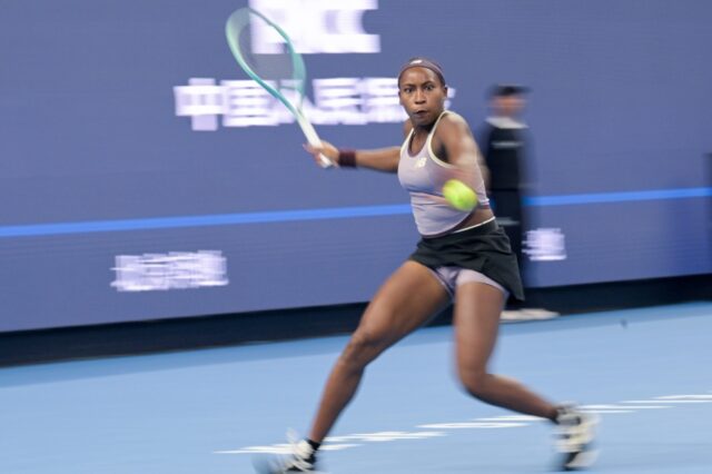 American Coco Gauff beat Ukrainian qualifier Yuliia Starodubtseva 2-6, 6-2, 6-2 to reach t