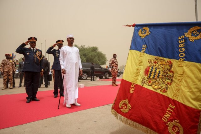 Chadian President Mahamat Idriss Deby Itno visited the scene early on Monday and launched