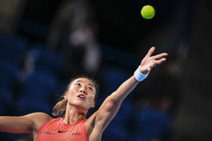 China's Zheng Qinwen is playing at the Pan Pacific Open in Tokyo