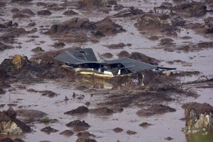 The dam collapse triggered a giant mudslide that swamped villages, rivers and rainforest,