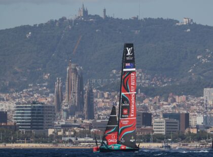 Emirates Team New Zealand off the mark in their America's Cup title defence against Ineos