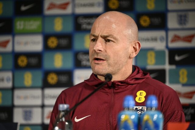 England interim manager Lee Carsley