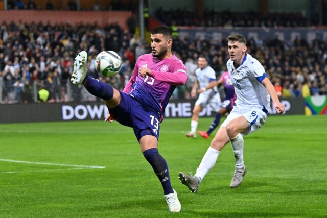 Germany forward Deniz Undav scored a double in Friday's Nations League win against Bosnia