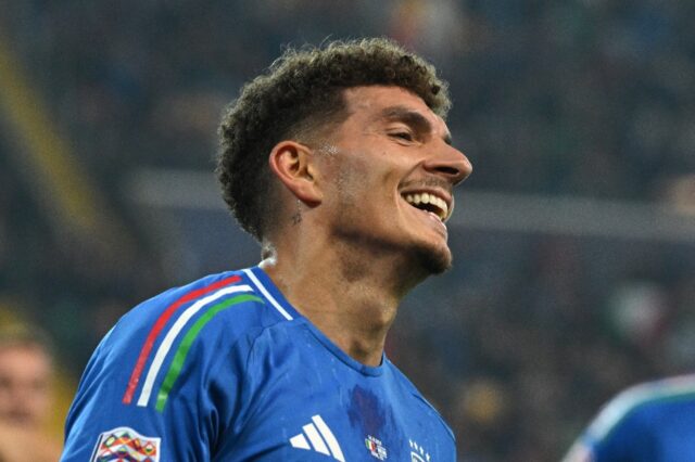 Giovanni Di Lorenzo struck twice for Italy against Israel