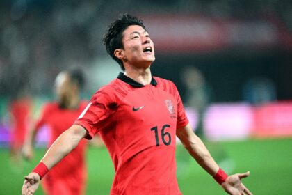 Hwang Ui-jo, seen here after scoring for South Korea in October 2023, could face four year