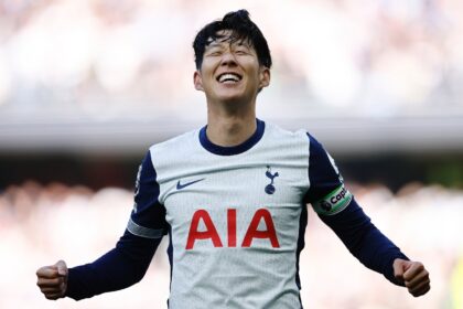 Still injured: Tottenham captain Son Heung-min