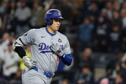 Japanese star Shohei Ohtani was the designated hitter for the Los Angeles Dodgers in a gam