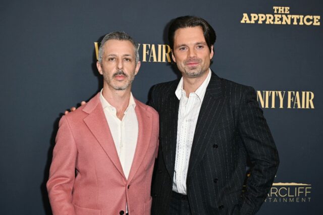 Jeremy Strong (L) and Sebastian Stan star in 'The Apprentice' an explosive biopic of Donal