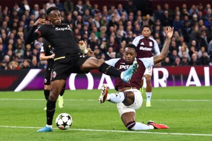 Jhon Duran (right) scored in Aston Villa's 2-0 win over Bologna