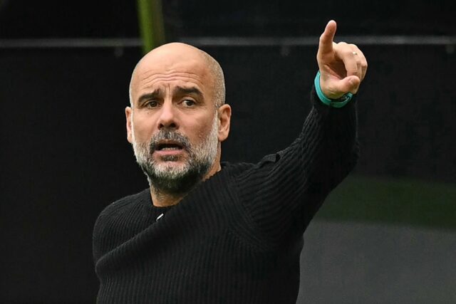 Manchester City manager Pep Guardiola