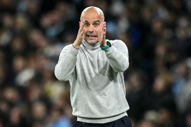 Manchester City manager Pep Guardiola