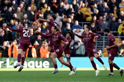 Manchester City struck late to beat Wolves in controversial fashion