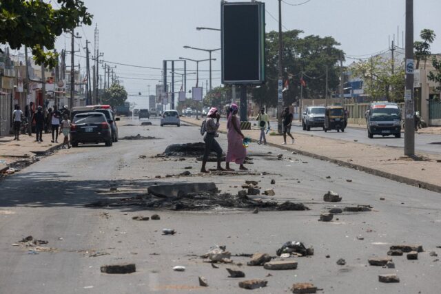 Mozambique's capital Maputo awoke to wreckage after protests against disputed elections