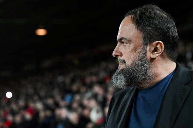 Nottingham Forest owner Evangelos Marinakis has been handed a five-match stadium ban