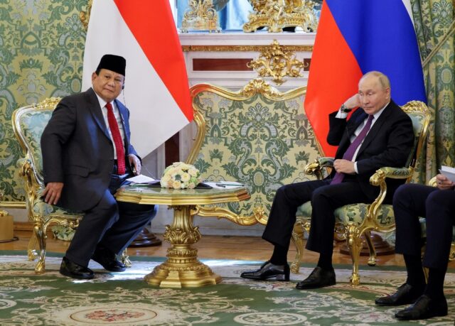 Prabowo Subianto met Vladimir Putin at the Kremlin in July and now Russia and Indonesia ar