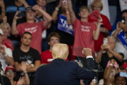 Trump's campaign schedule includes a rally at Georgia Tech University on October 28, 2024