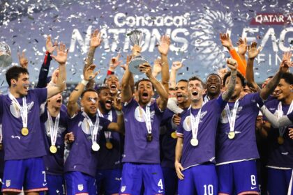 The United States, shown celebrating a victory in this year's CONCACAF Nations League fina