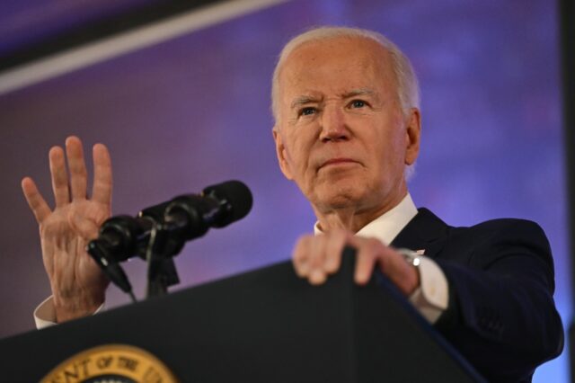 US President Joe Biden said he would "never stop working to make higher education affordab