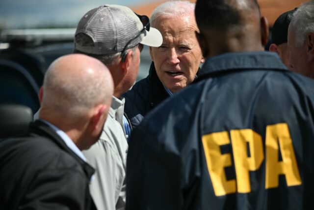 US President Joe Biden traveled to the Carolinas to see the catastrophic damage from floo