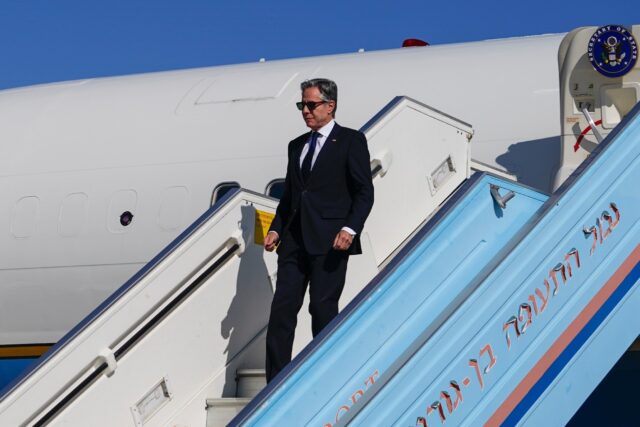 US Secretary of State Antony Blinken lands in Israel on his 11th visit to the Middle East