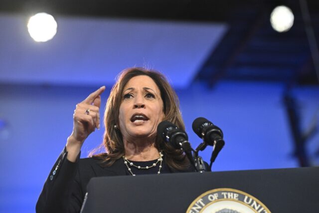 US Vice President and Democratic presidential nominee Kamala Harris will give her closing