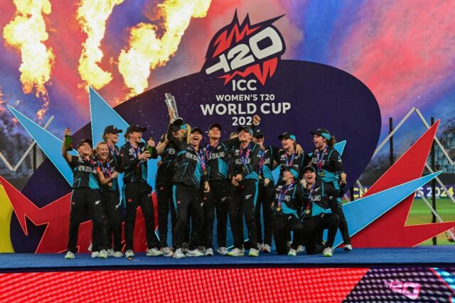 New Zealand won their first T20 World Cup title with a 32-run win over South Africa in Dub