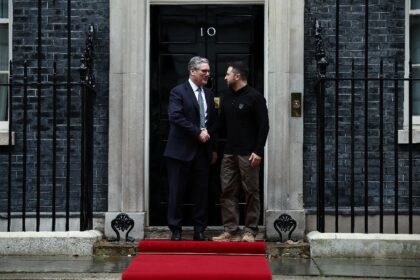 Zelensky's visit to Downing Street is his second since Keir Starmer became prime minister