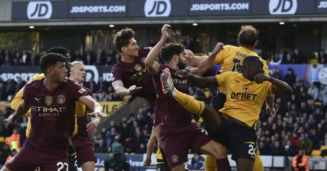 Stones Scores Injury-time Winner As Man City Beats Struggling Wolves 2 ...