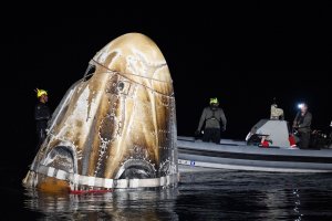 NASA's Crew-8 returns to Earth, successfully splashing down into Atlantic