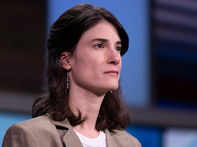 Rep. Marie Gluesenkamp Pérez, D-Wash., listens during a Washington 3rd District debate at