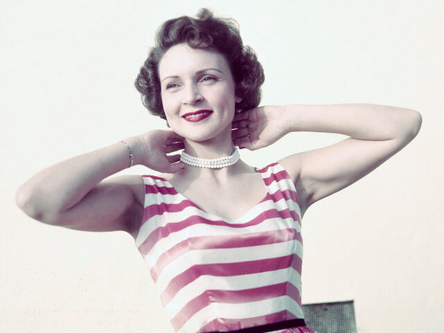 (Original Caption) Betty White, television star is shown in this photograph.