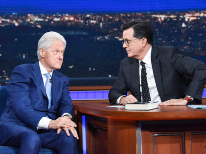 Fact Check: Bill Clinton Uses Stephen Colbert’s Show to Spread Hoax about Trump Rigging Elect