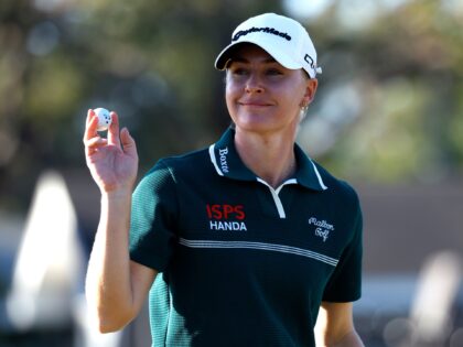 BELLEAIR, FLORIDA - NOVEMBER 16: Charley Hull of England acknowledges the crowd after a pu