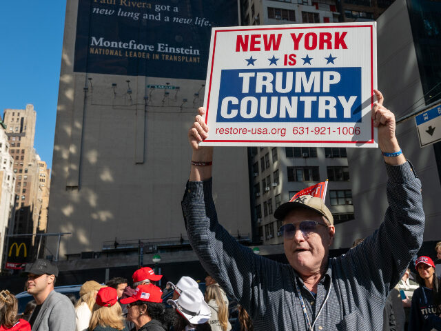 People line up to see Republican presidential nominee, former U.S. President Donald Trump