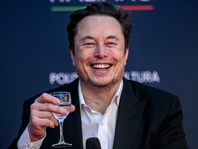 Elon Musk enjoying a laugh