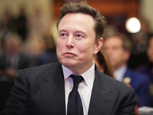 Elon Musk looking serious