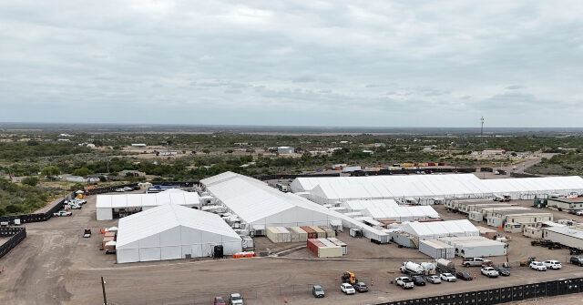 VIDEO: Biden-Harris Admin's Massive CBP Migrant Release Center near Border in Texas