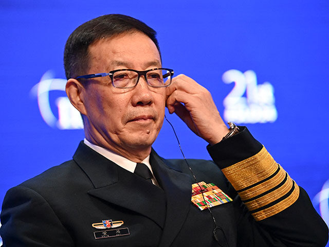 China's Defence Minister Dong Jun attends the 21st Shangri-La Dialogue summit at the Shang