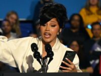 WATCH: Cardi B Fumbles on Kamala Harris Rally Stage While Teleprompter Malfunctions