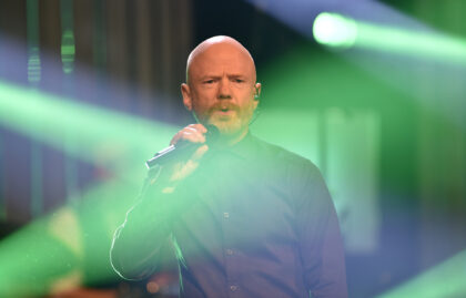 DRESDEN, GERMANY - MARCH 19: Jimmy Somerville performs during the 'Kulthits - die Sho