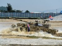 Chinese Battle Tank Breaks Down During Air Show Display